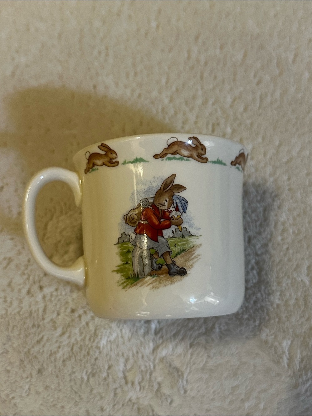 Vintage 1984 Royal Doulton Bunnykins 3 Piece Bone China Child Dinnerware Set